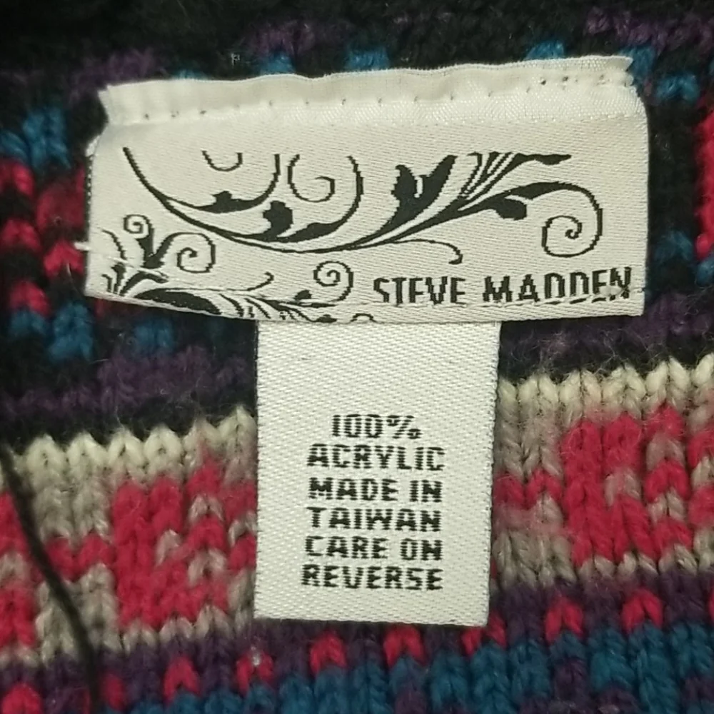 Steve Madden Knit Boho Scarf Wrap